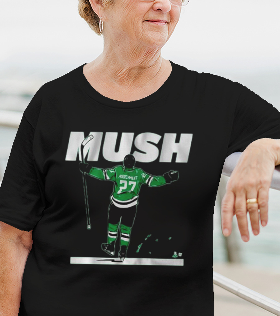Mason Marchment Hockey Celebration Mush Number 27 T-Shirt