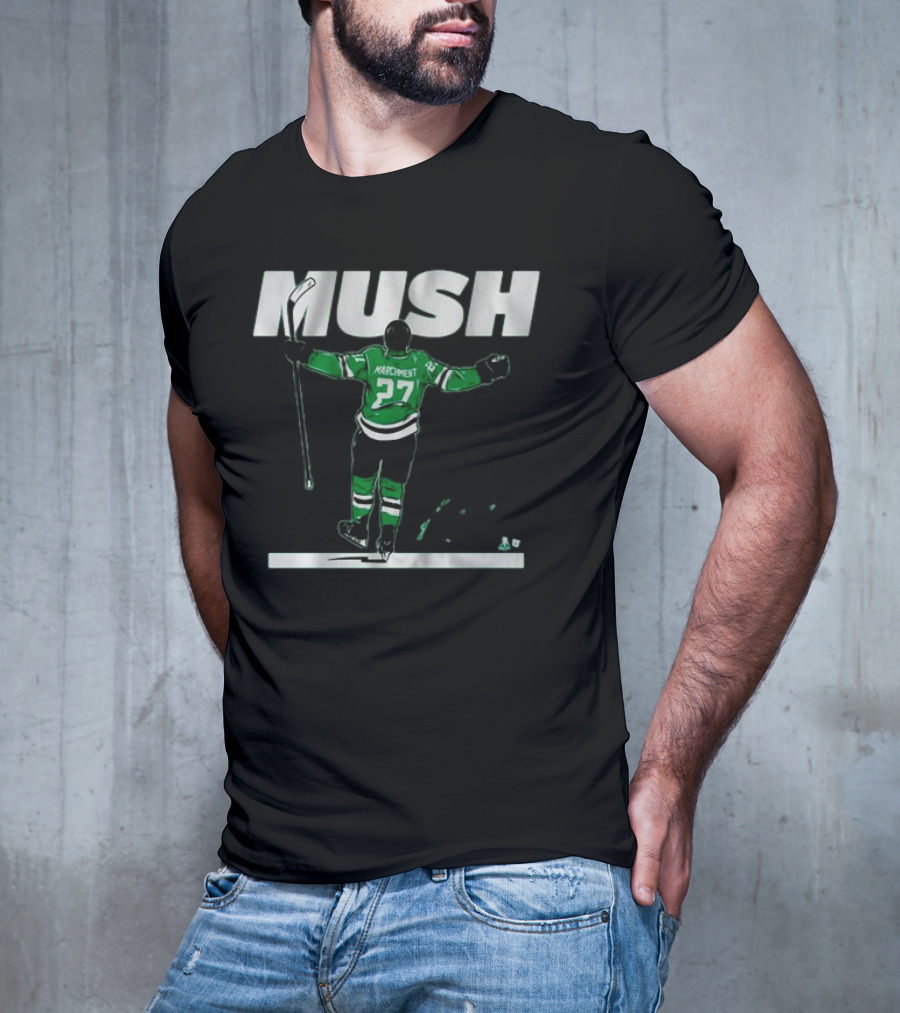 Mason Marchment Hockey Celebration Mush Number 27 T-Shirt