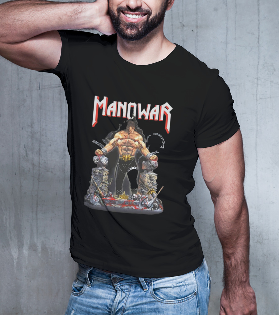 Manowar Louder Than Hell Warrior Chains 2025 T-Shirt