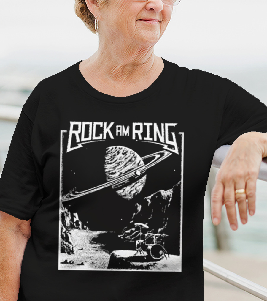 Rock Am Ring Lunar Beat Community Contest Gewinner Saturn Planet Drums T-Shirt