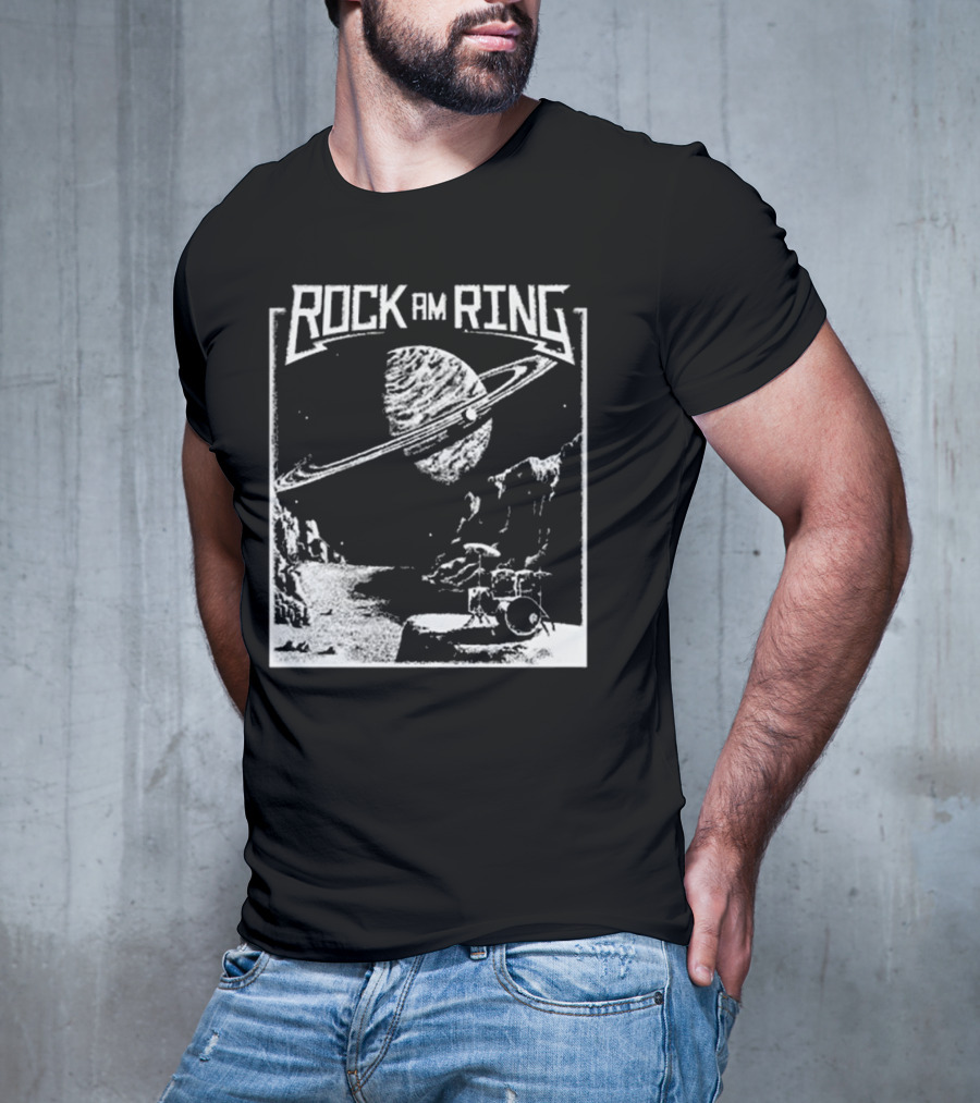 Rock Am Ring Lunar Beat Community Contest Gewinner Saturn Planet Drums T-Shirt