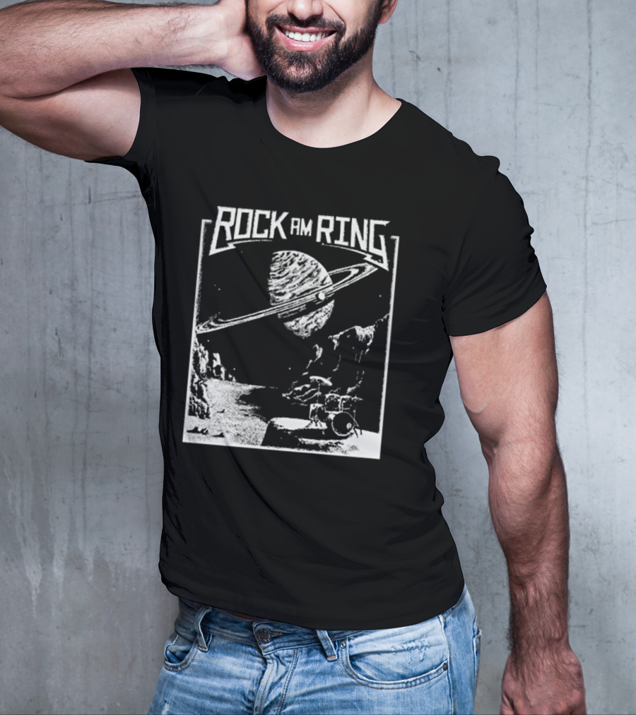 Rock Am Ring Lunar Beat Community Contest Gewinner Saturn Planet Drums T-Shirt
