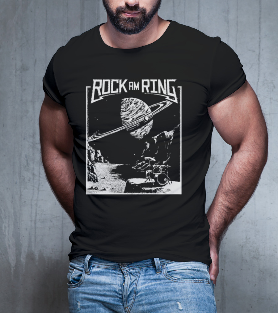 Rock Am Ring Lunar Beat Community Contest Gewinner Saturn Planet Drums T-Shirt