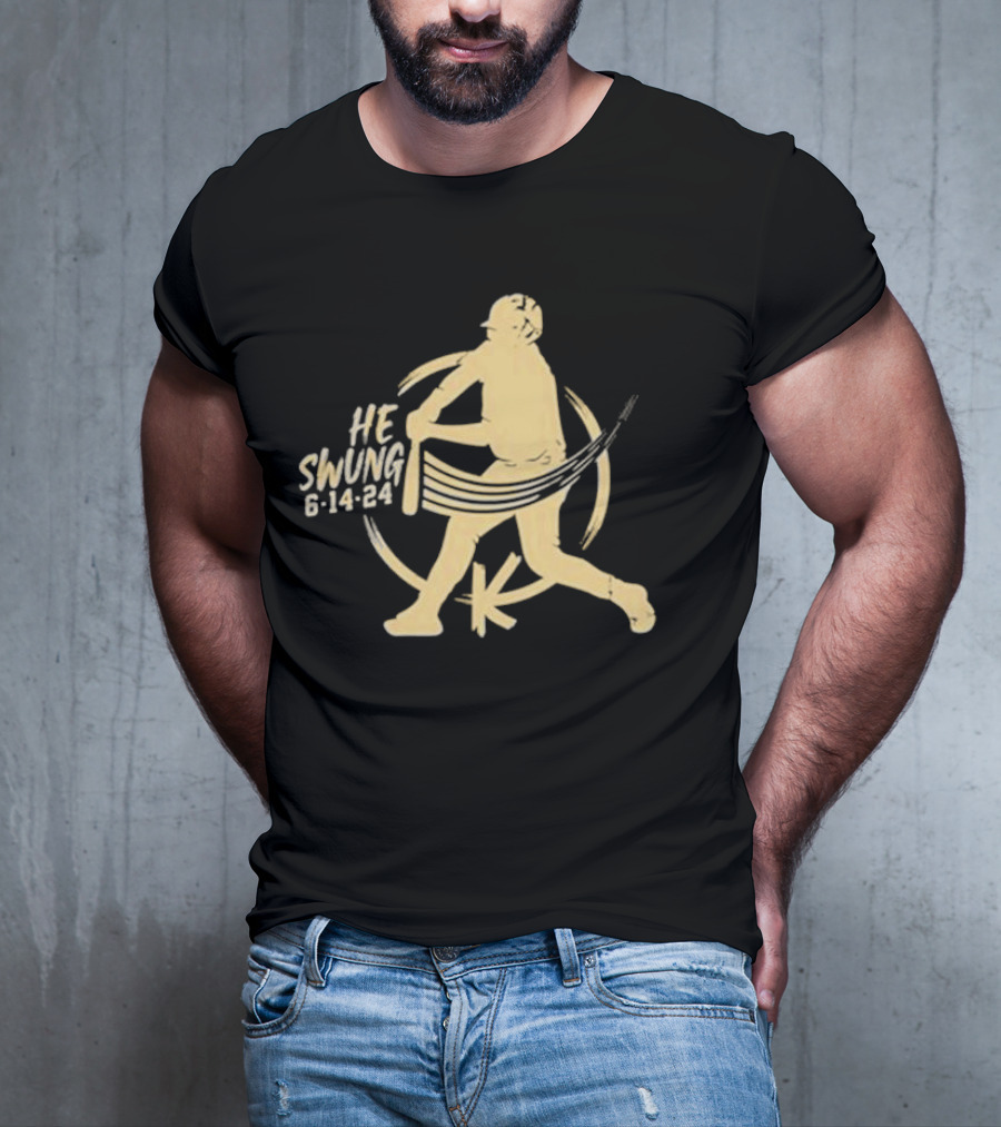 Madison Social He Swung Baseball 6 14 24 T-Shirt