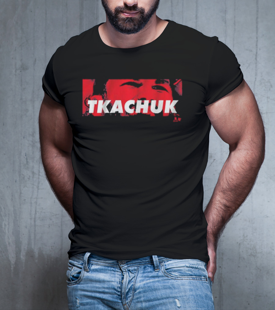 Tkachuk Eyes Red Graphic T-Shirt