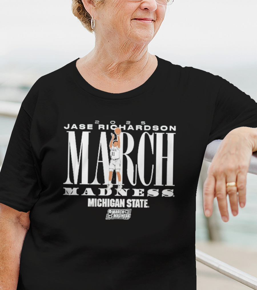 Jase Richardson Michigan State March Madness Basketball T-Shirt