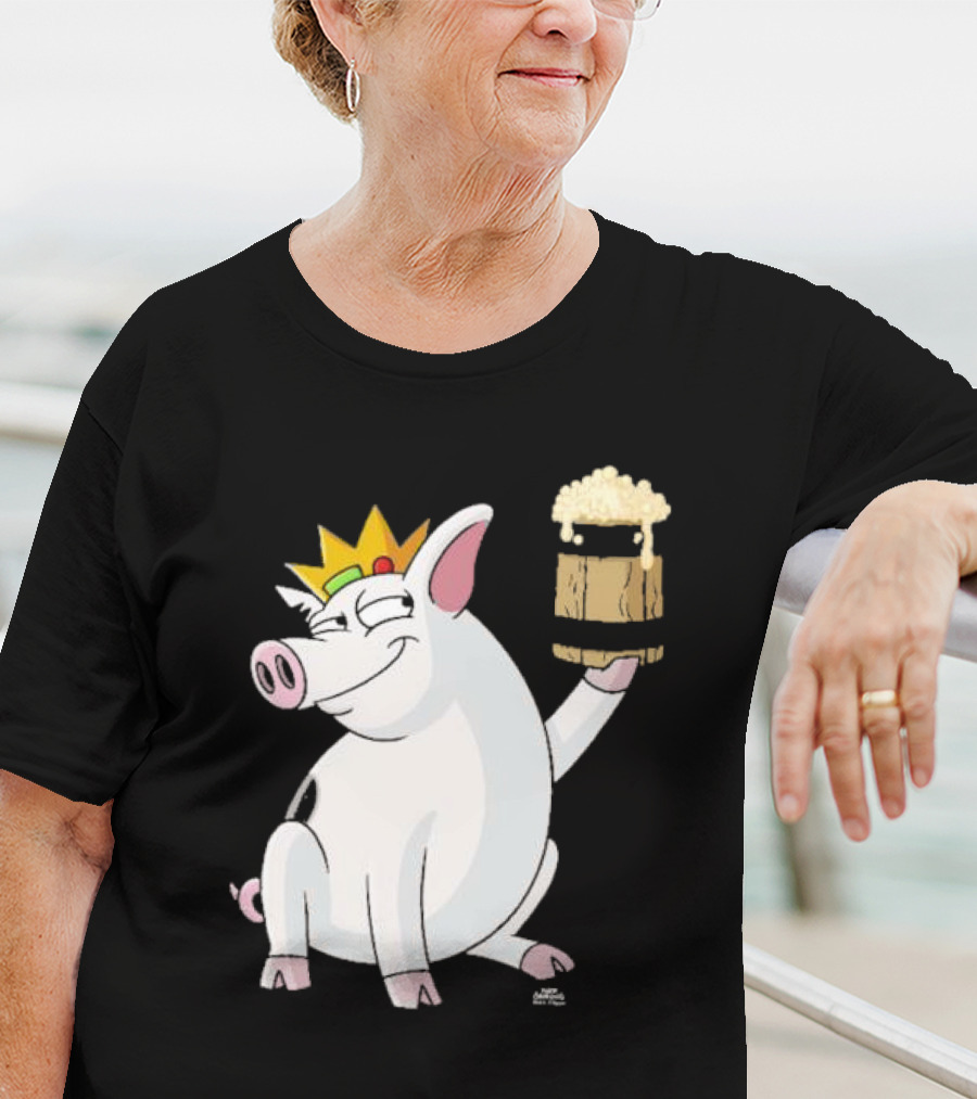 Merkimer Pig Cheers Crown Gildan Softstyle T-Shirt