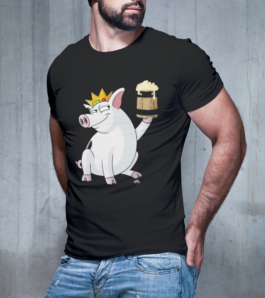 Merkimer Pig Cheers Crown Gildan Softstyle T-Shirt