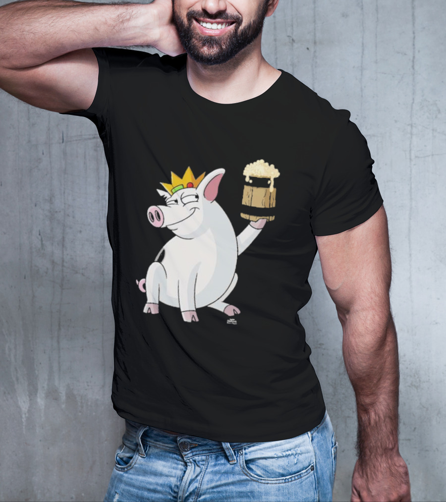 Merkimer Pig Cheers Crown Gildan Softstyle T-Shirt