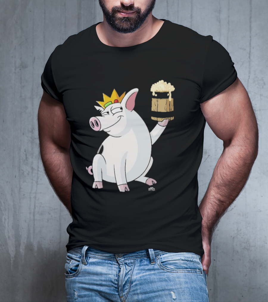 Merkimer Pig Cheers Crown Gildan Softstyle T-Shirt