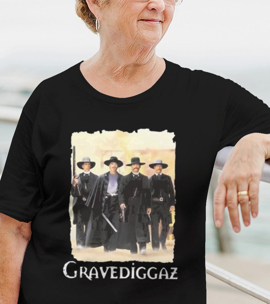 Methsyndicate Gravediggaz Tombstone Western Gunslingers T-Shirt