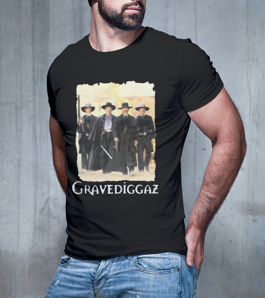 Methsyndicate Gravediggaz Tombstone Western Gunslingers T-Shirt