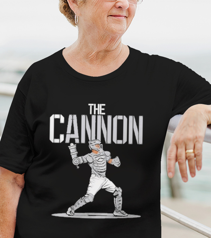 Mets Sean Manaea The Cannon Catcher Stance And Gear T-Shirt