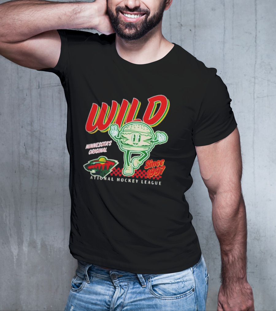 Minnesota Wild Original Mascot Since 1997 National Hockey League T-Shirt