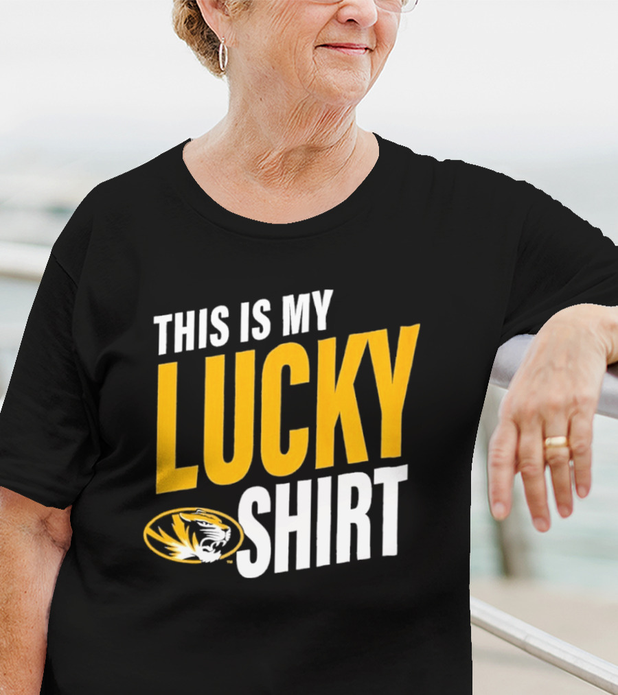 Missouri Tigers This Is My Lucky Mizzou Football T-Shirt