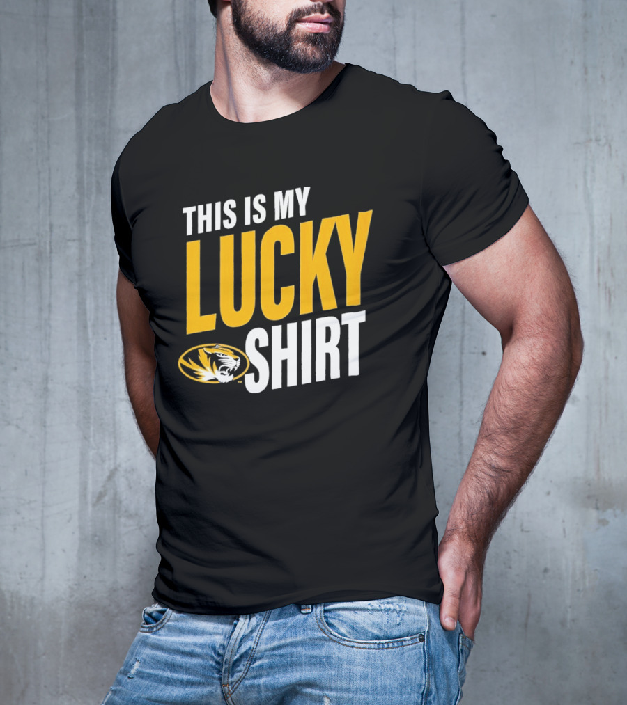 Missouri Tigers This Is My Lucky Mizzou Football T-Shirt