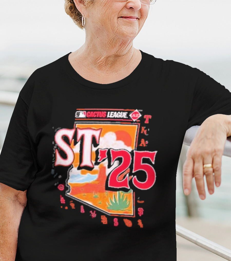 MLB 2025 Spring Training Cactus League Arizona ST25 T-Shirt