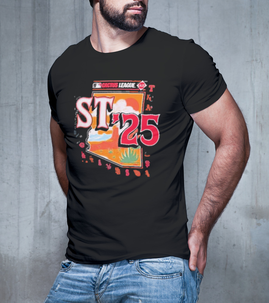 MLB 2025 Spring Training Cactus League Arizona ST25 T-Shirt