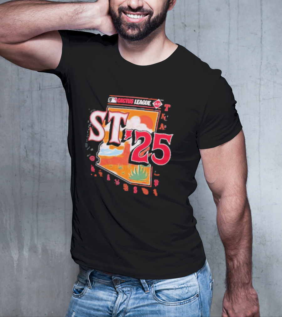 MLB 2025 Spring Training Cactus League Arizona ST25 T-Shirt