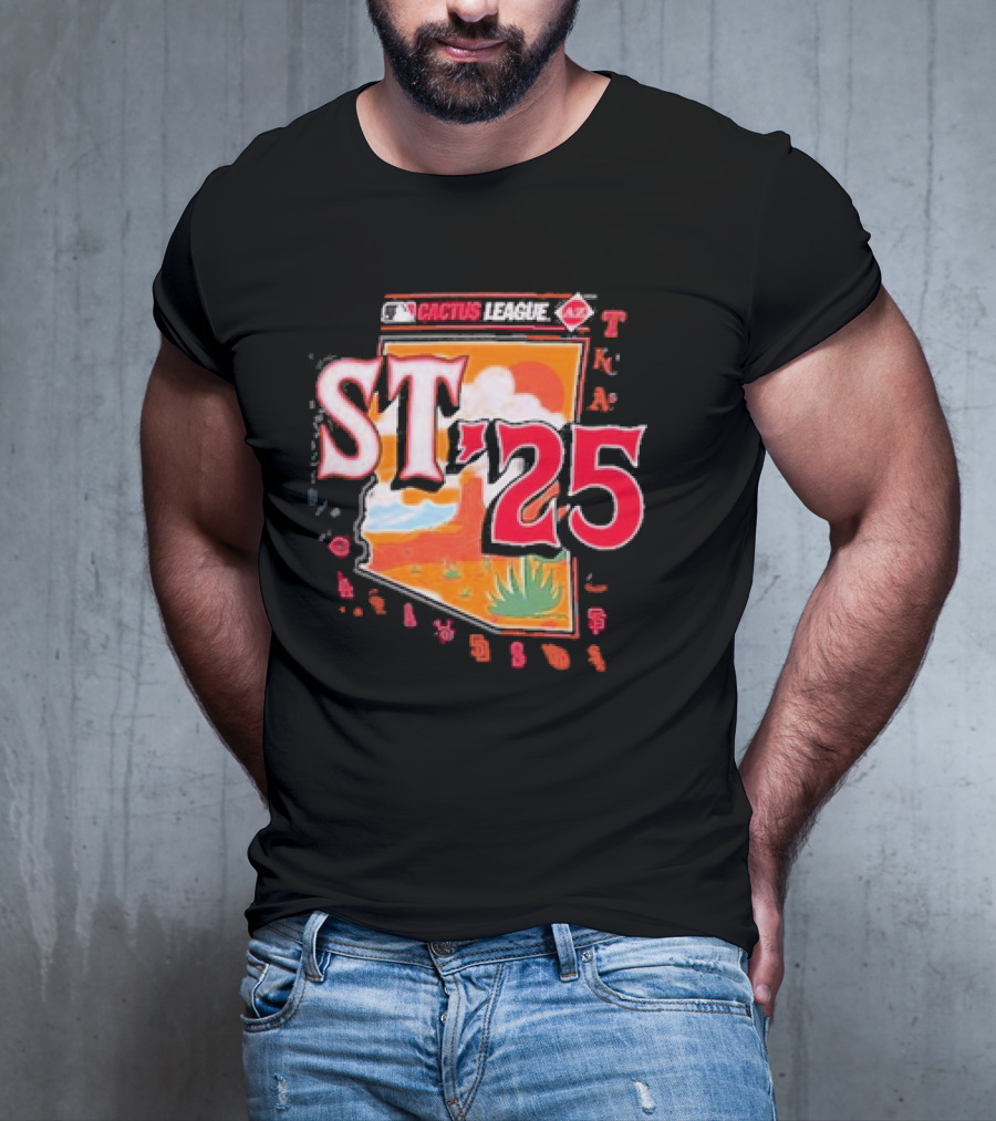 MLB 2025 Spring Training Cactus League Arizona ST25 T-Shirt
