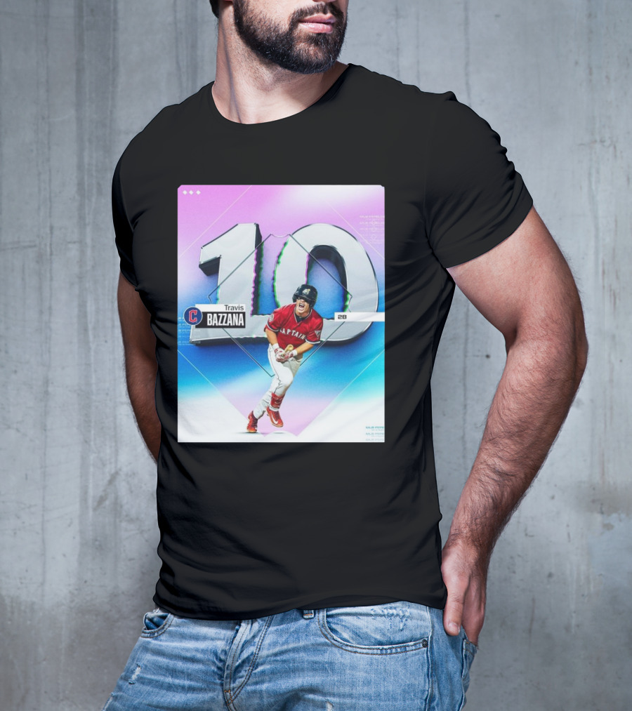 MLB Travis Bazzana Cleveland Guardians Top 10 Prospects T-Shirt