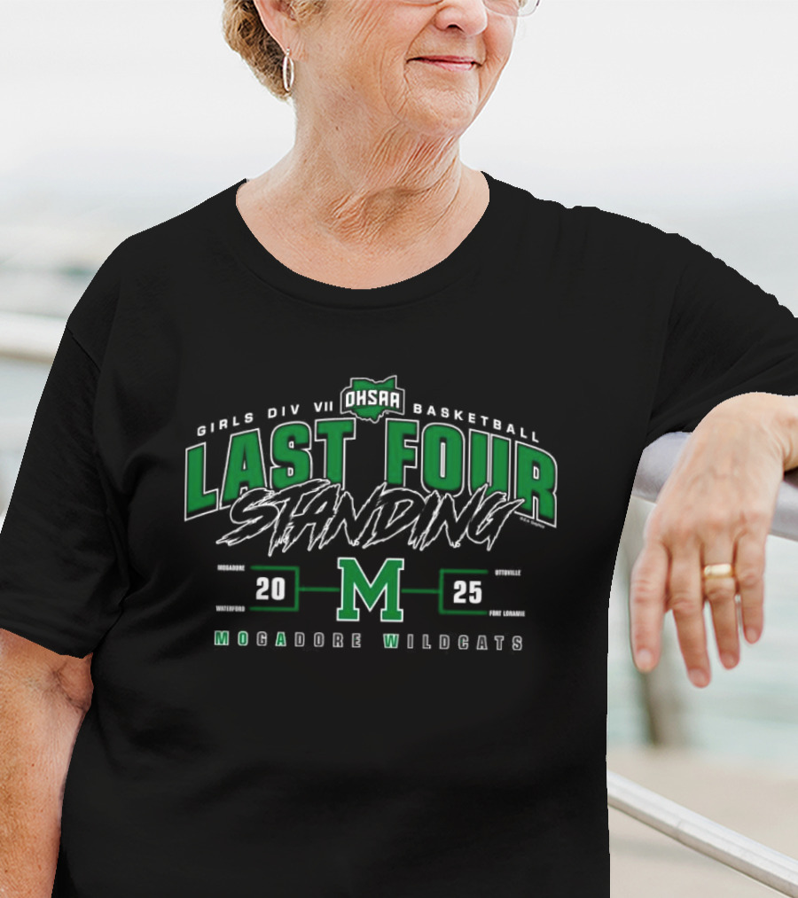 Mogadore Wildcats 2025 OHSAA Girls Division VII Basketball Last Four Standing M T-Shirt