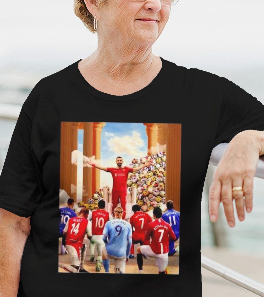 Liverpool FC Mohamed Salah Premier League Goals Tribute T-Shirt
