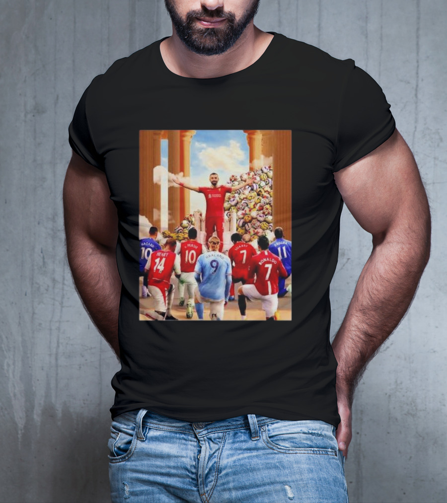 Liverpool FC Mohamed Salah Premier League Goals Tribute T-Shirt