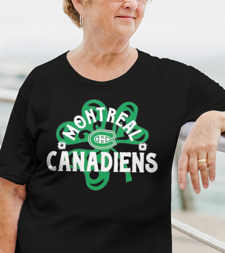 Montreal Canadiens St. Patrick’s Day Shamrock 2025 T-Shirt
