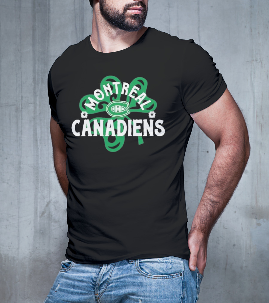 Montreal Canadiens St. Patrick’s Day Shamrock 2025 T-Shirt