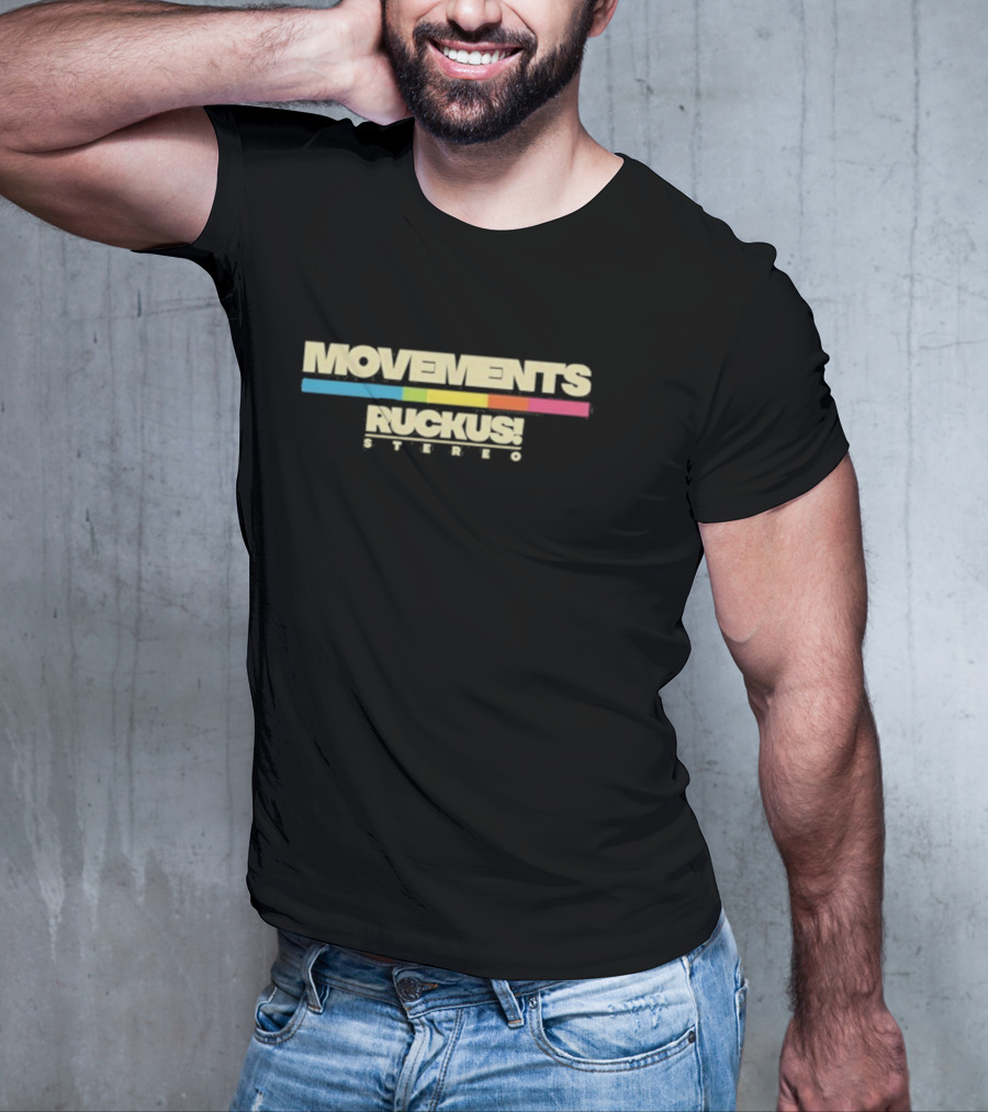 Movements Ruckus Stereo Retro Color Bar T-Shirt