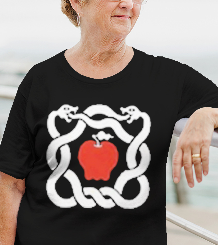 Msg Snake Dom Dolla Red Apple White Snakes T-Shirt