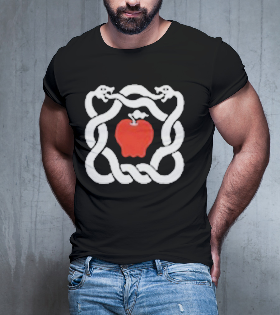 Msg Snake Dom Dolla Red Apple White Snakes T-Shirt