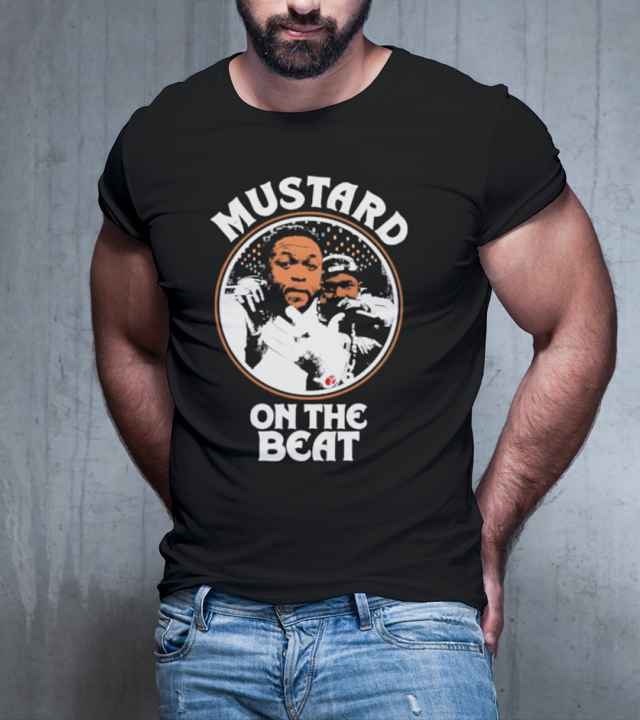 Mustard On The Beat DJ Mustard Circle Design T-Shirt