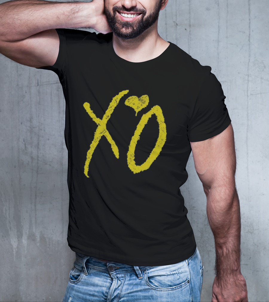 Nav Omw2 Rexdale XO Yellow Script T-Shirt