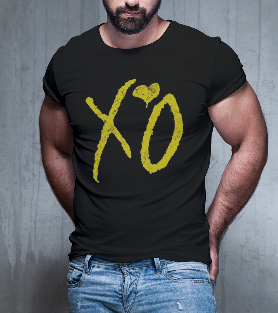 Nav Omw2 Rexdale XO Yellow Script T-Shirt