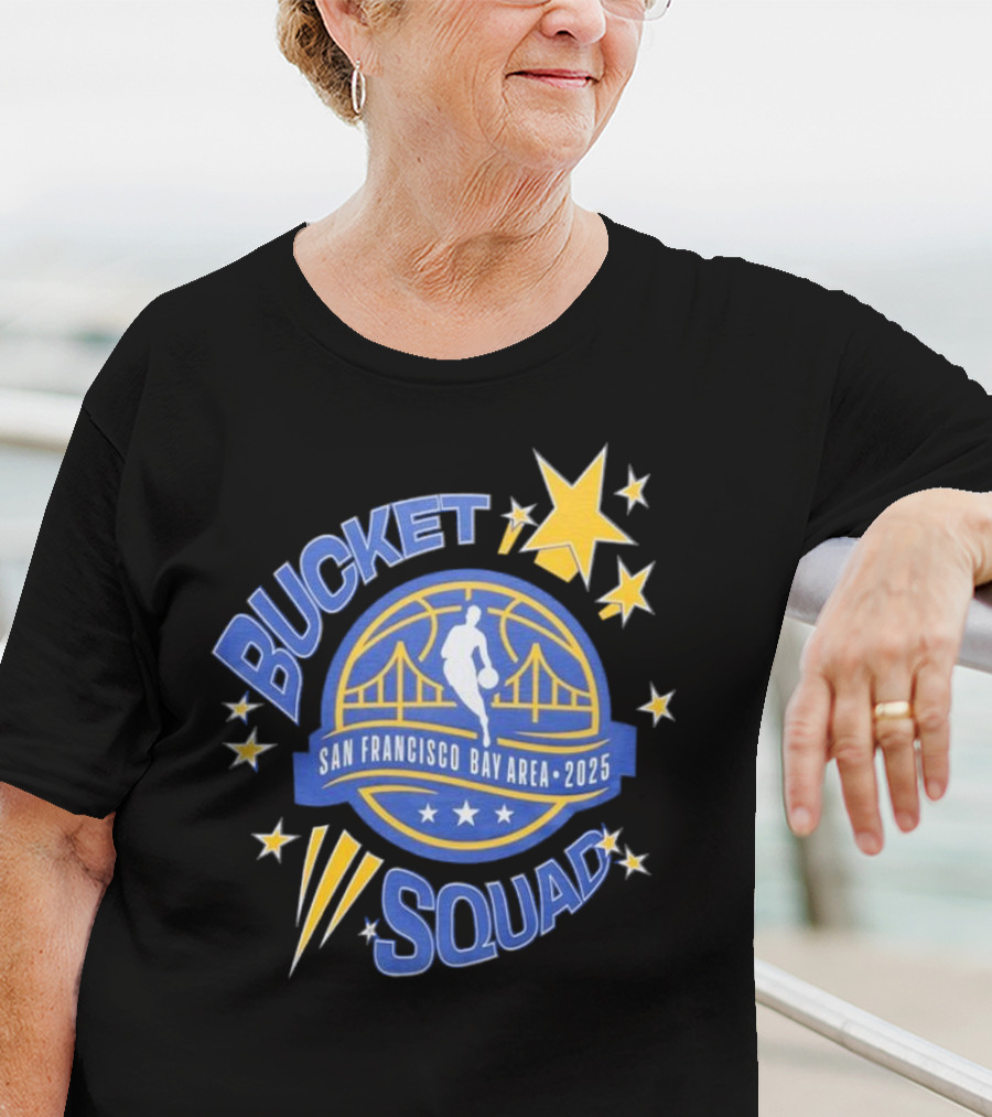 NBA All-Star 2025 Bucket Squad San Francisco Bay Area T-Shirt