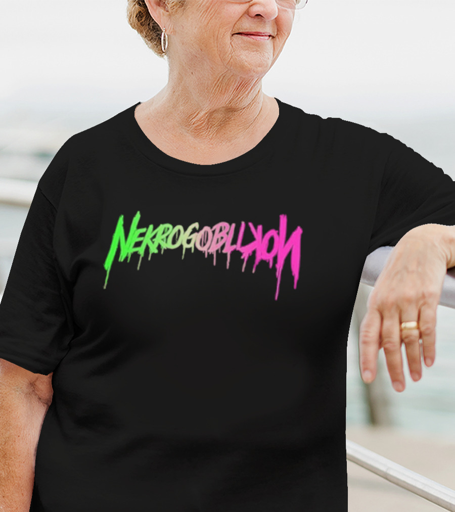 Nekrogoblikon Goblin Mode Wicked Ombre Neon Drip T-Shirt