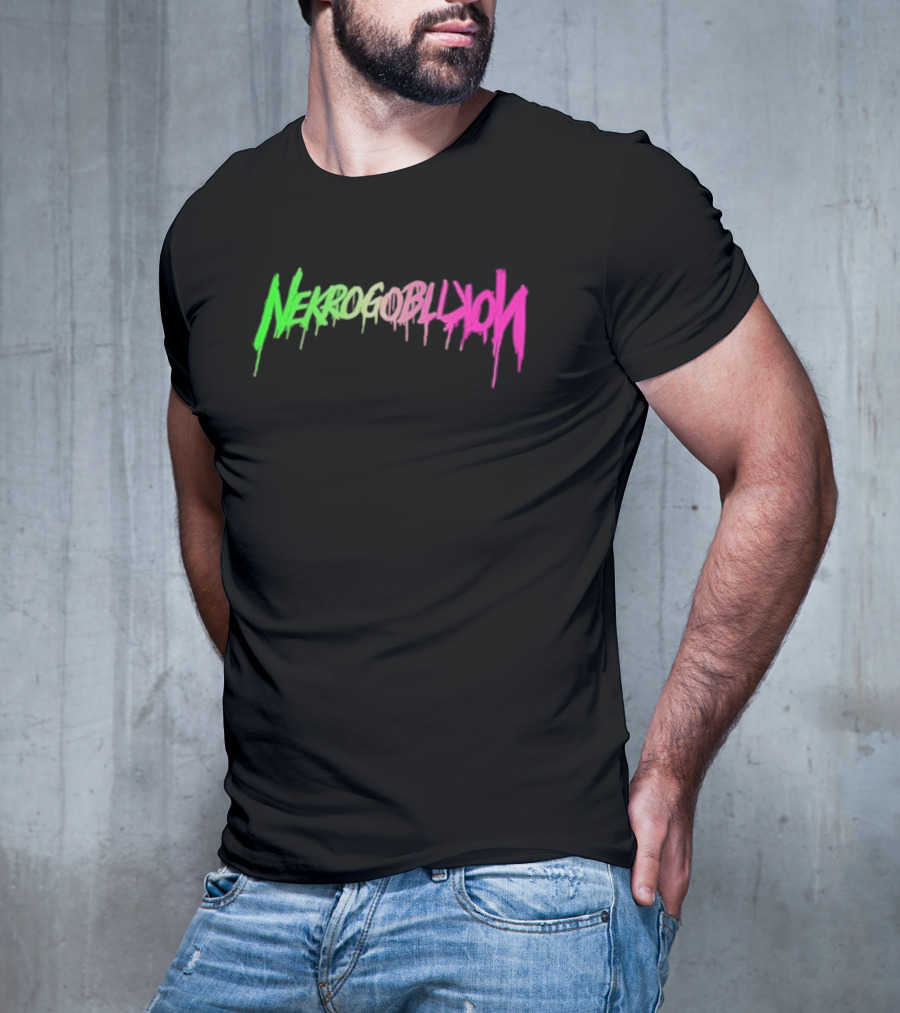 Nekrogoblikon Goblin Mode Wicked Ombre Neon Drip T-Shirt
