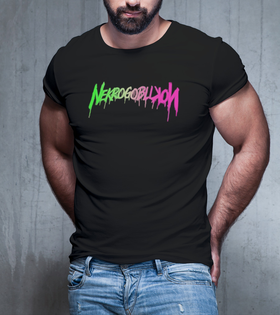 Nekrogoblikon Goblin Mode Wicked Ombre Neon Drip T-Shirt