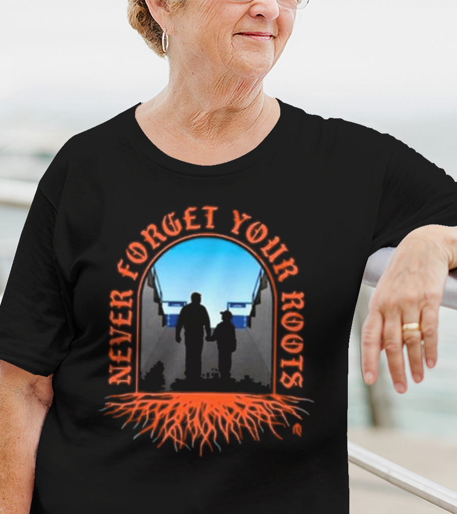 Never Forget Your Roots Family Connection Silhouette Roots T-Shirt