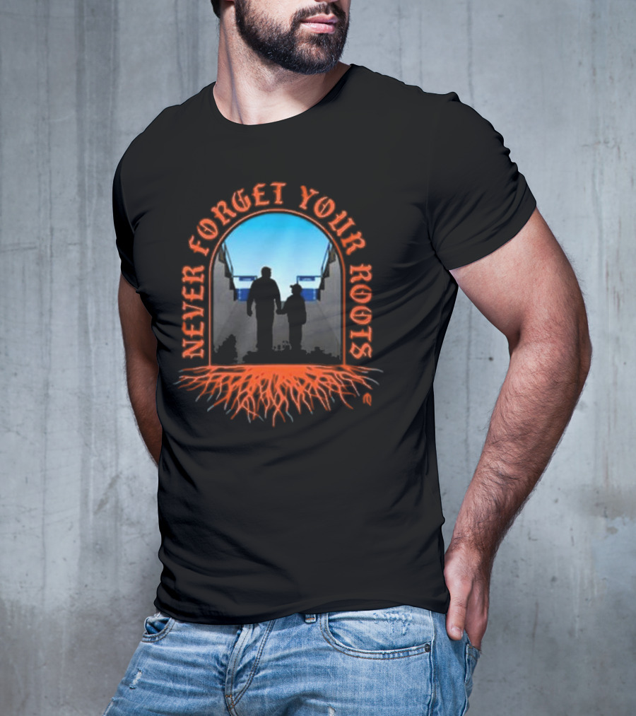 Never Forget Your Roots Family Connection Silhouette Roots T-Shirt