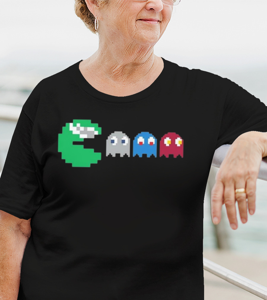 NFC East Rivalry Pac-Man Ghosts Football Theme T-Shirt