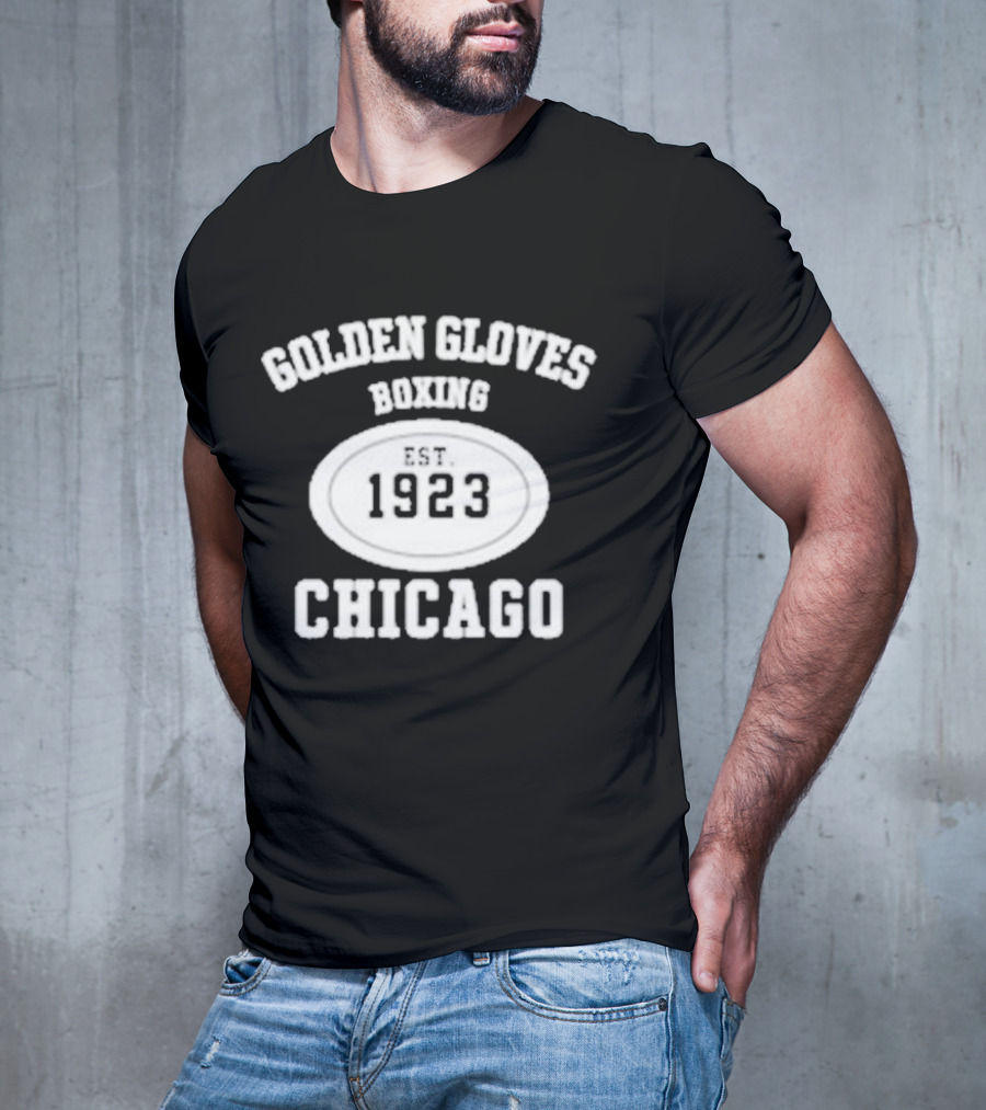 Golden Gloves Boxing 1923 Chicago Vintage Style T-Shirt