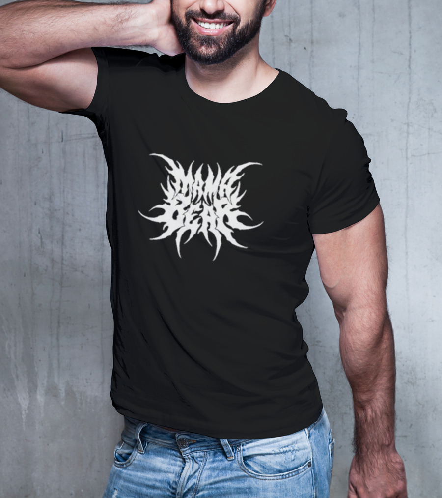 Mama Bear Metal Tribal Flame Style T-Shirt