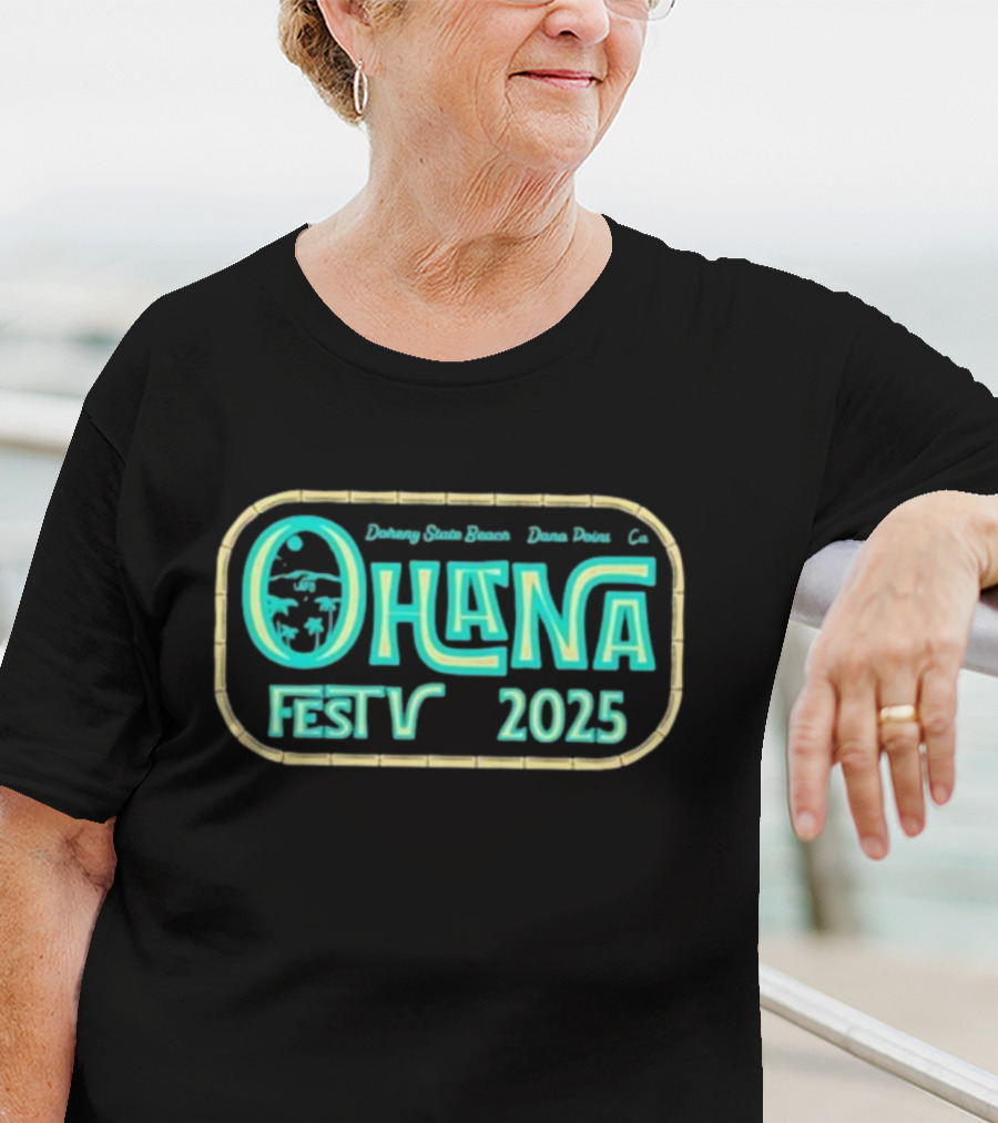 Ohana Fest 2025 Doheny State Beach Dana Point CA T-Shirt