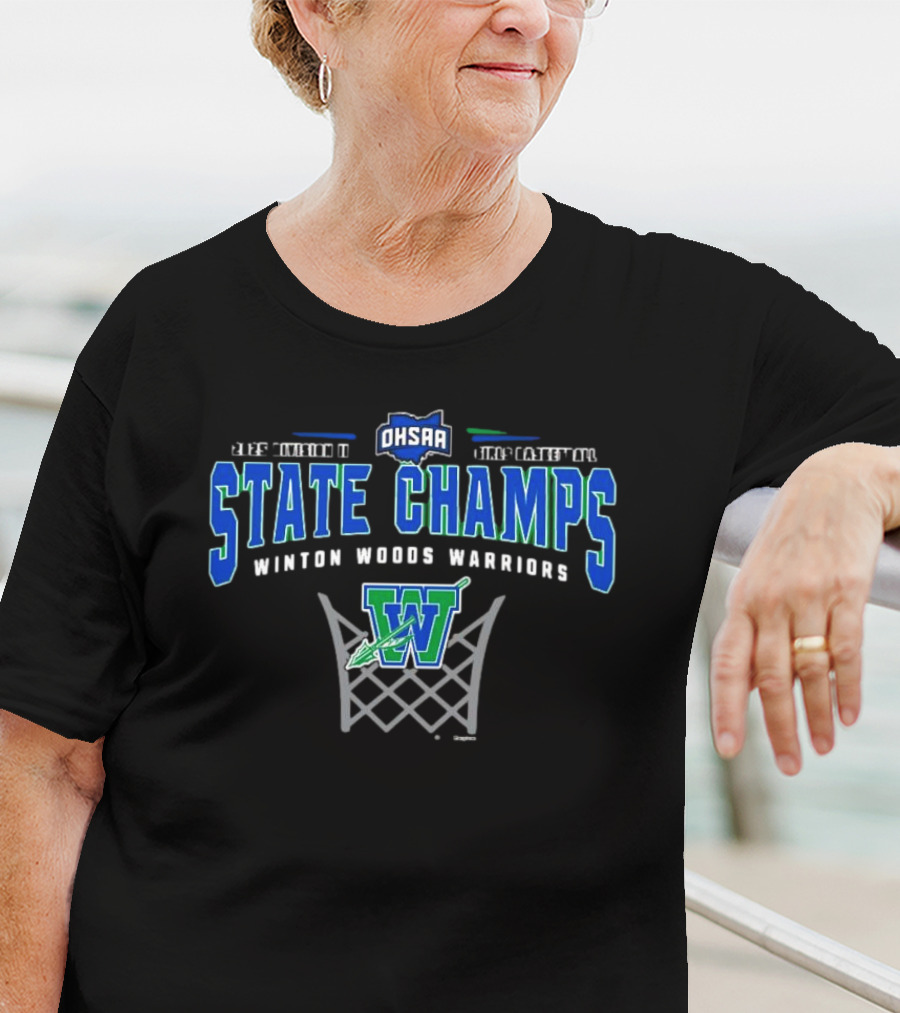 OHSAA 2025 Division II State Champs Winton Woods Warriors Basketball T-Shirt