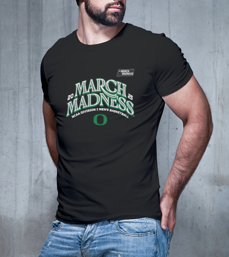 2025 March Madness NCAA Division I Men’s Basketball Oregon T-Shirt