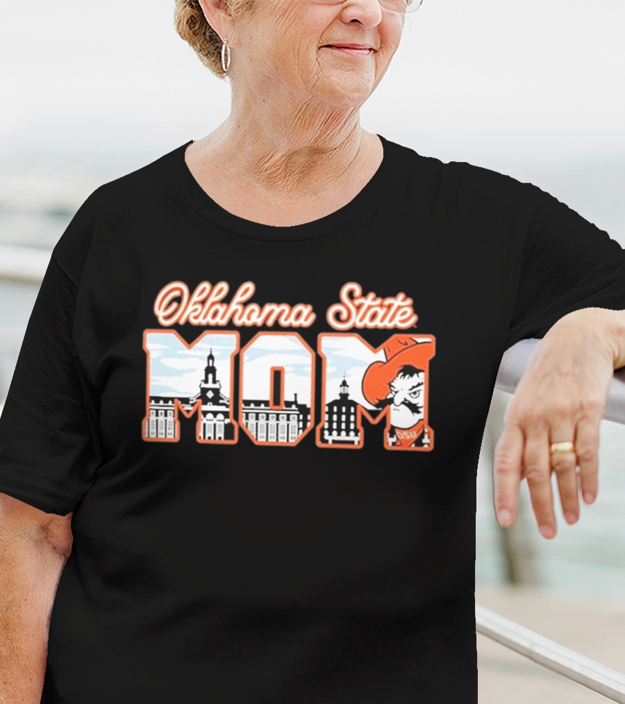 Oklahoma State Mom Campus Cowboys OSU Iconic Imagery T-Shirt