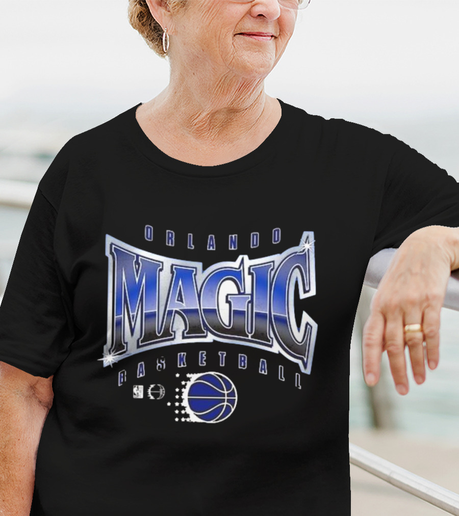 Orlando Magic Basketball Worldwide Glow Up Retro NBA Sports Fan Apparel T-Shirt